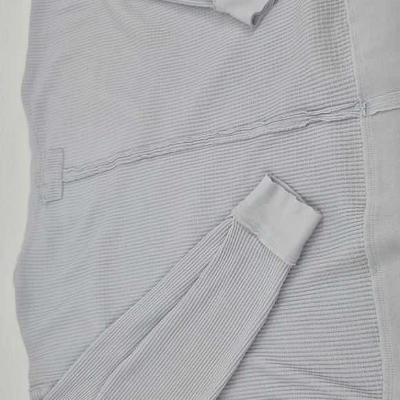 Free People Oversized Buttercup v-neck ribbed knit Thermal Top - Picture 10 of 12